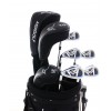 LADIES LEFT AGXGOLF COMPLETE GOLF CLUB SET+w460cc Driver + 3WOOD + HYBRID + 6-9 IRONS + PW + STAND BAG + FREE PUTTER+2 HEAD COVERS